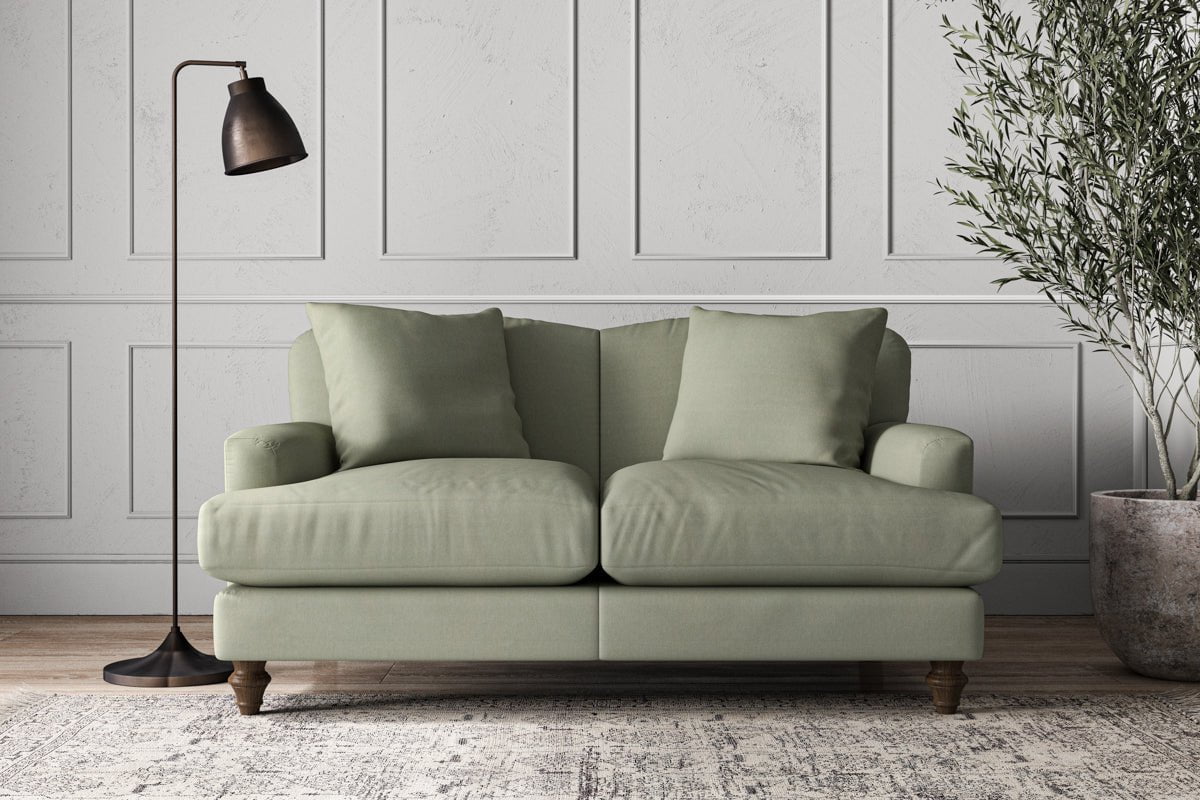 Deni Small Sofa - Recycled Cotton Seaspray – nkuku