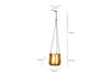 Atsu Brass Hanging Planter