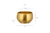 Atsu Brass Planter