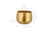 Atsu Brass Planter