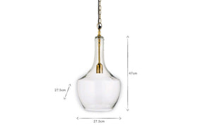 Agatarla Recycled Glass Pendant - Small