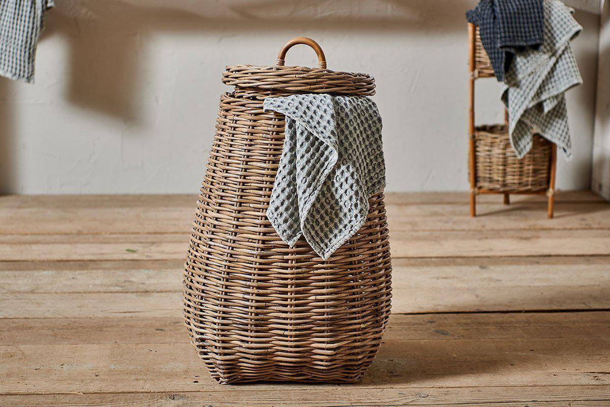 Amandi Rattan Laundry Bin by Nkuku