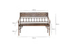 Bahula Decorative Iron Bench