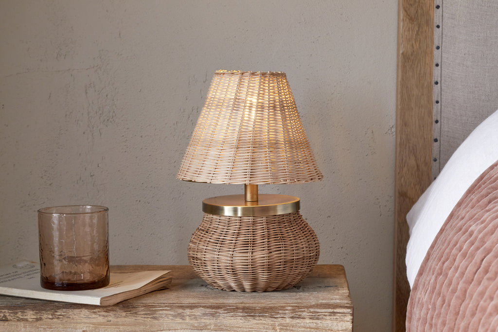 Cija Rattan Table Lamp - Natural