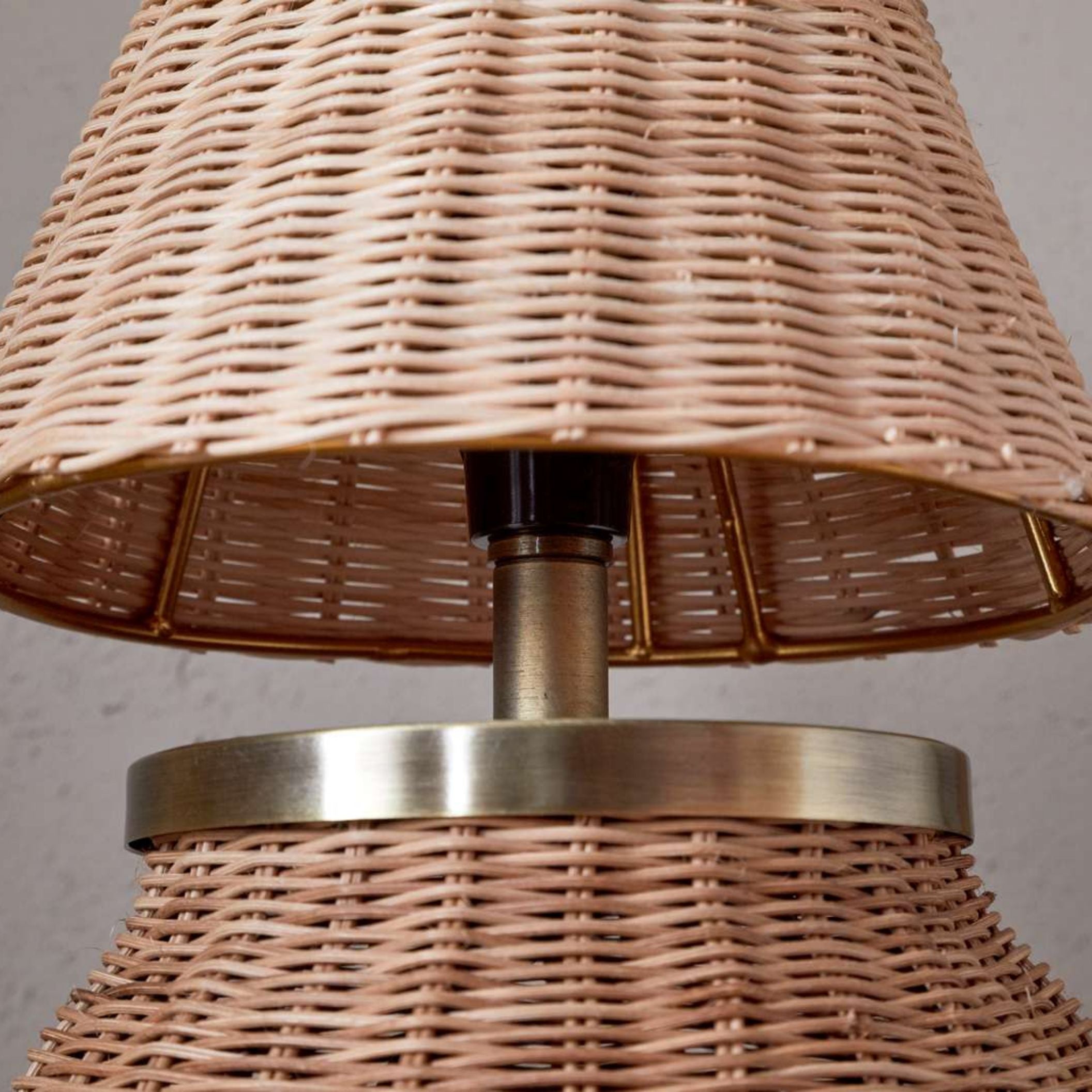 Cija Rattan Table Lamp - Natural-nkuku – Nkuku