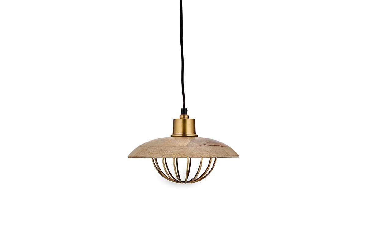 Chakai Wood & Metal Pendant - Small