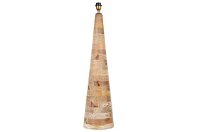 Chameli Tapered Mango Wood Floor Lamp