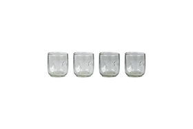 Chandani Tumbler Short - Clear - (Set of 4)