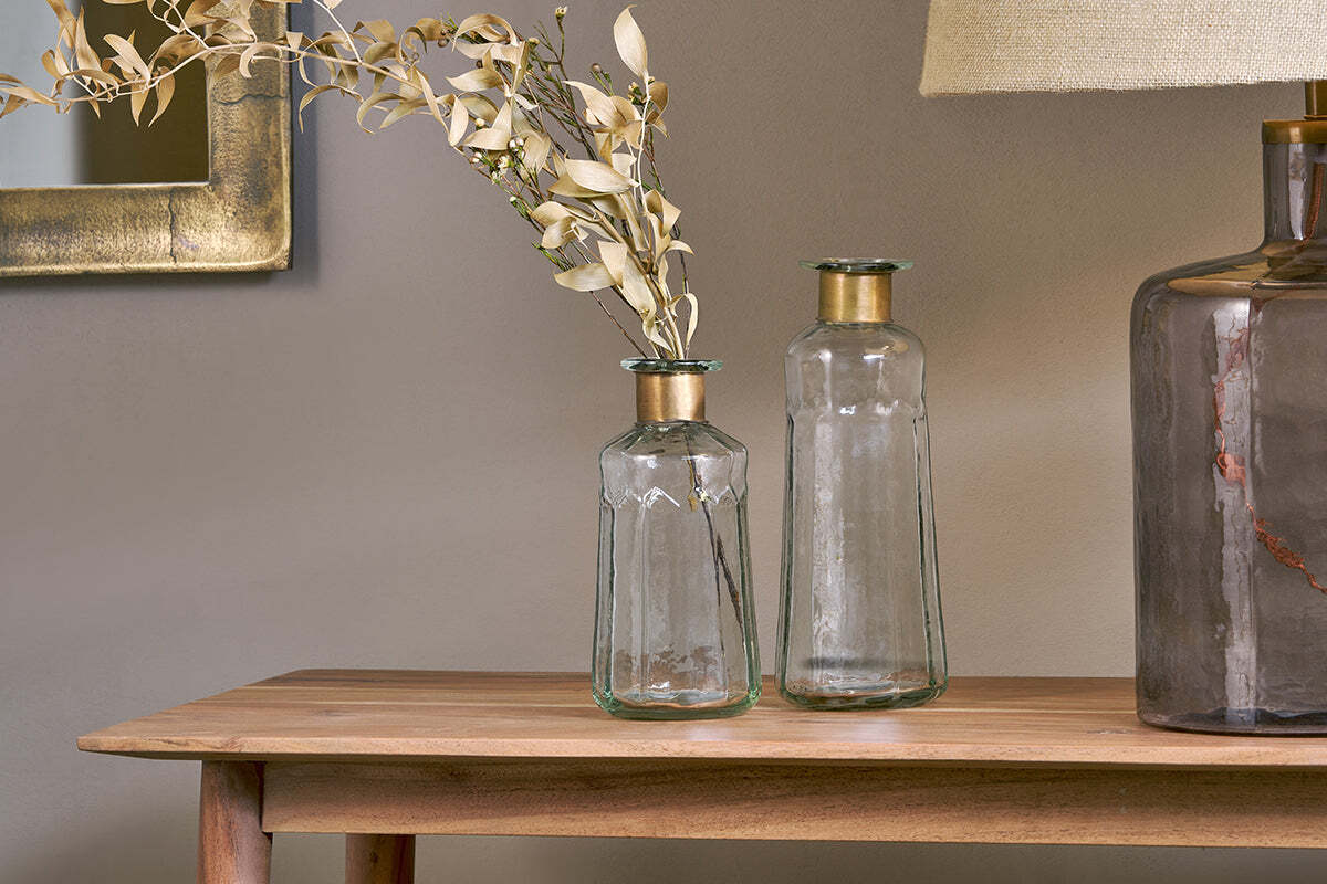 Chara Hammered Bottle Decorative