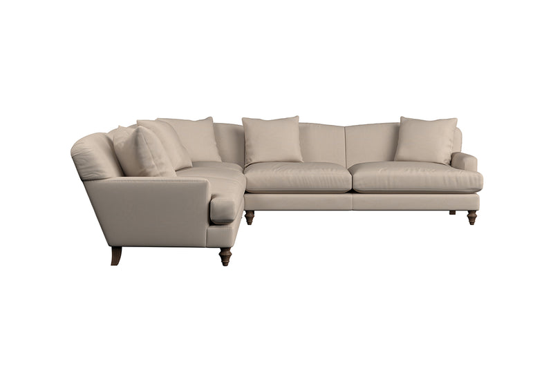 Deni Grand Corner Sofa - Recycled Cotton Ochre