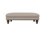 Deni Grand Footstool - Recycled Cotton Flax