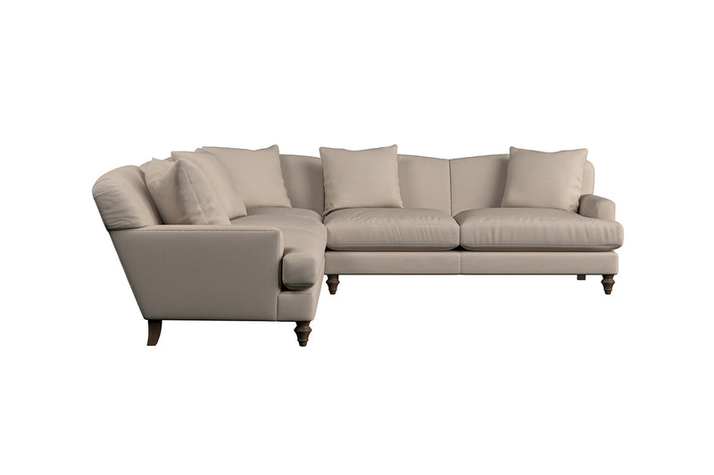 Deni Large Corner Sofa - Recycled Cotton Flax