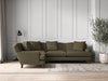 Deni Large Left Hand Corner Sofa - Recycled Cotton Fatigue