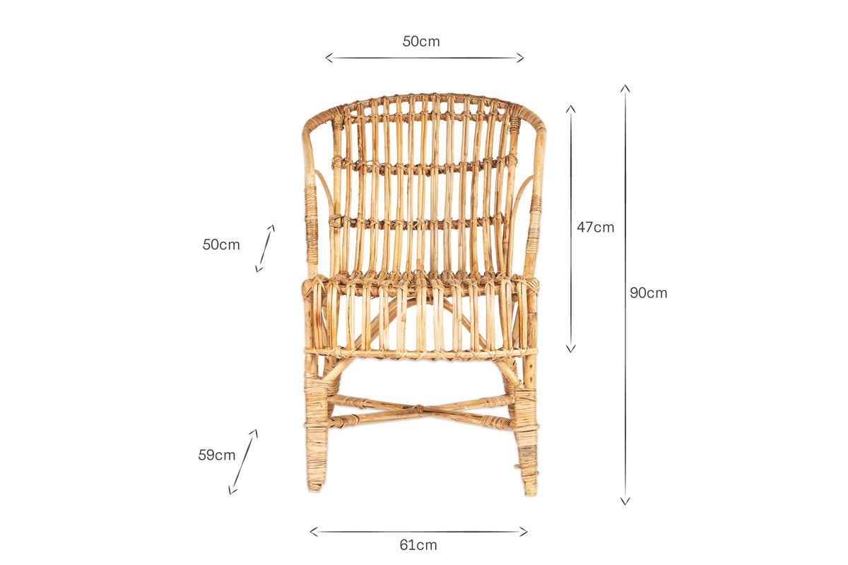 Ajaya Rattan Dining Chair