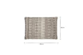 Aahna Wool Cushion Cover - Charcoal