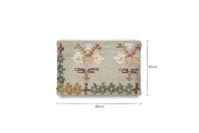 Dantri Jute & Cotton Cushion Cover - Soft Grey