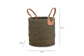 Indra Coil Basket - Charcoal