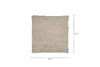 Juliyet Cotton & Wool Cushion Cover - Natural