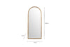 Murwara Full Length Mirror - Antique Brass