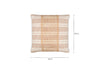 Nayika Cotton Cushion Cover - Rust