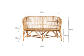 Nesari Rattan Sofa