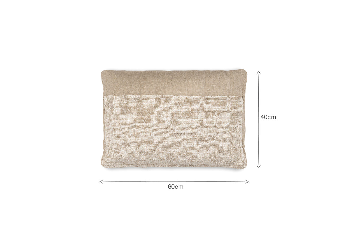 Puli Recycled Linen Cushion Cover - Natural