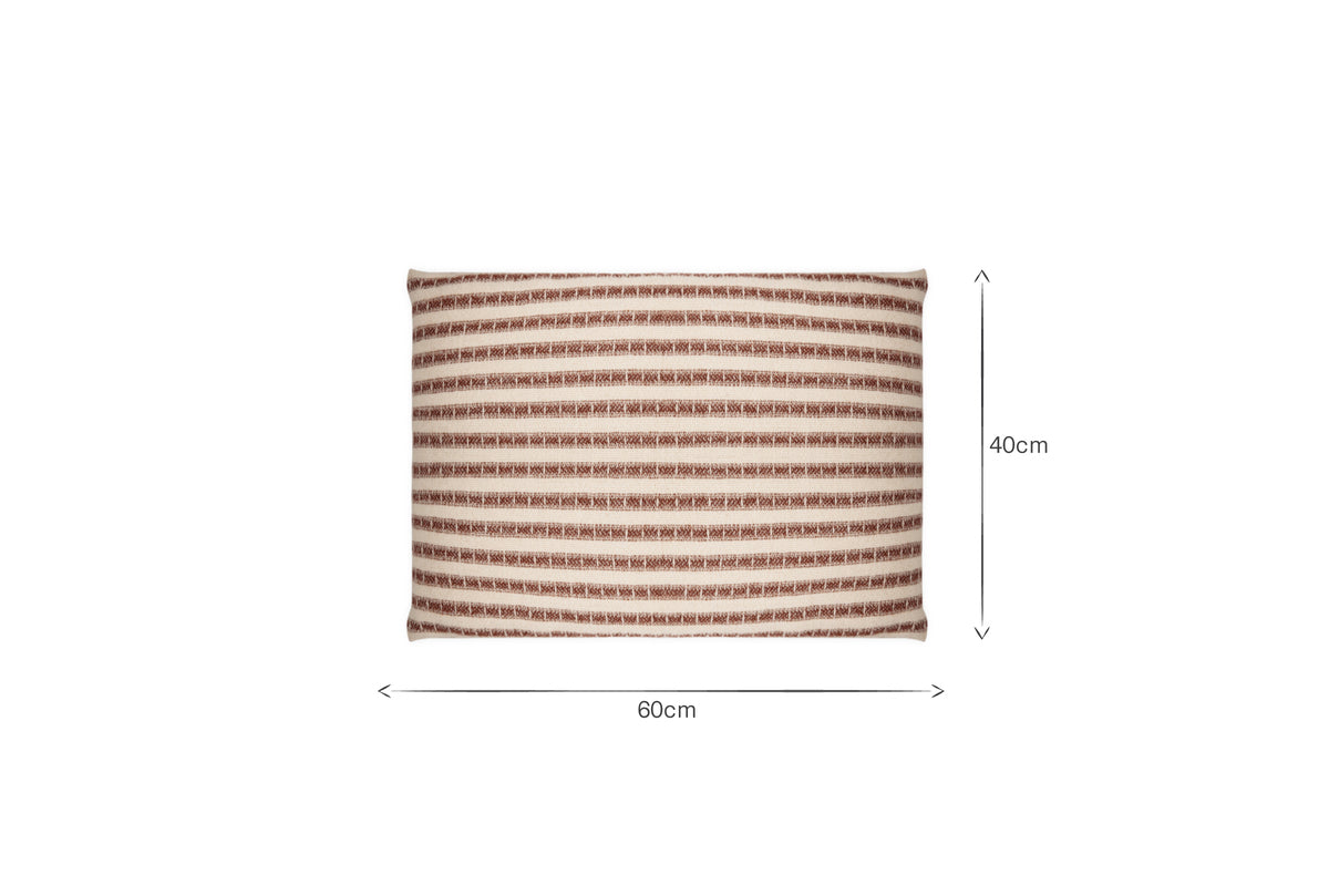Sanval Wool Cushion Cover - Burgundy