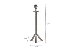 Sahhil Metal Tripod Floor Lamp - Antique Bronze