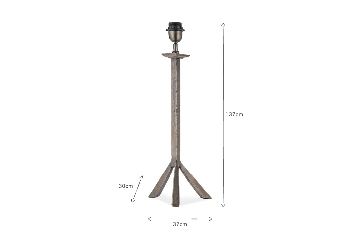 Sahhil Metal Tripod Floor Lamp - Antique Bronze