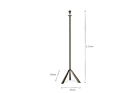 Sahhil Metal Tripod Floor Lamp - Antique Bronze