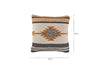 Tussi Mara Cushion Cover - Mustard & Grey