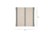 Tendali Linen Stripe Cushion Cover - Navy