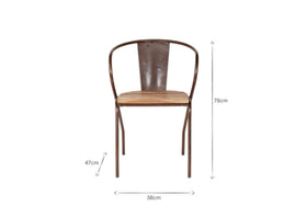 Vivika Outdoor Dining Chair - Natural