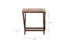 Yatin Outdoor Side Table - Natural