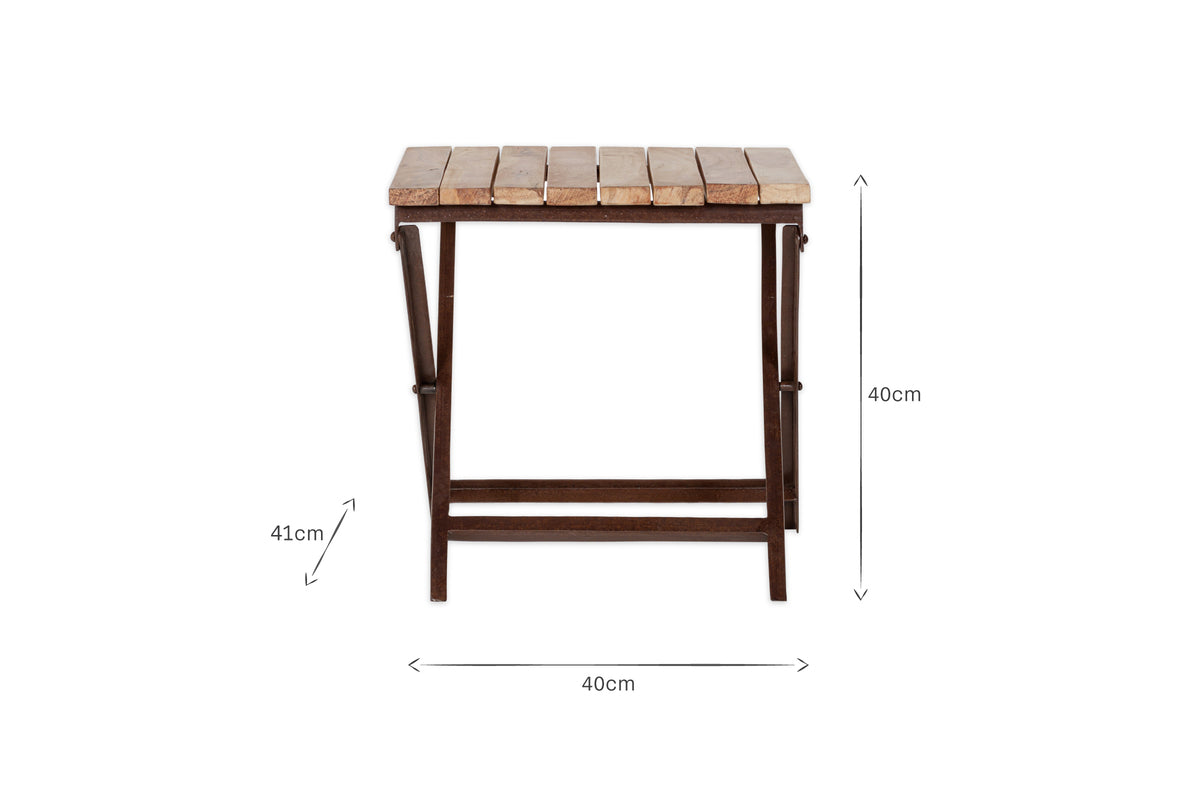 Yatin Outdoor Side Table - Natural