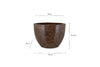 Dunai Terracotta Planter - Brown