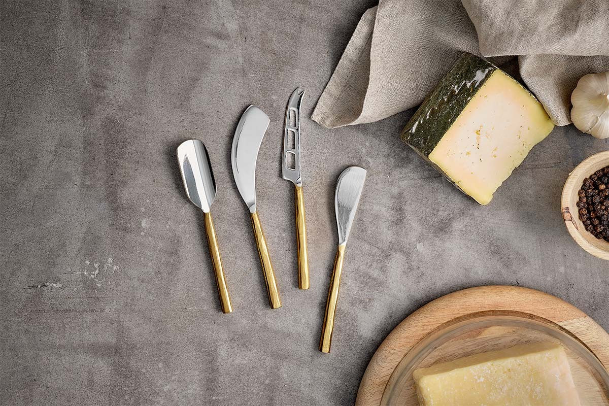 Darsa Cheese Knife Set Brushed