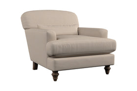 Deni Armchair - Recycled Cotton Airforce-nkuku