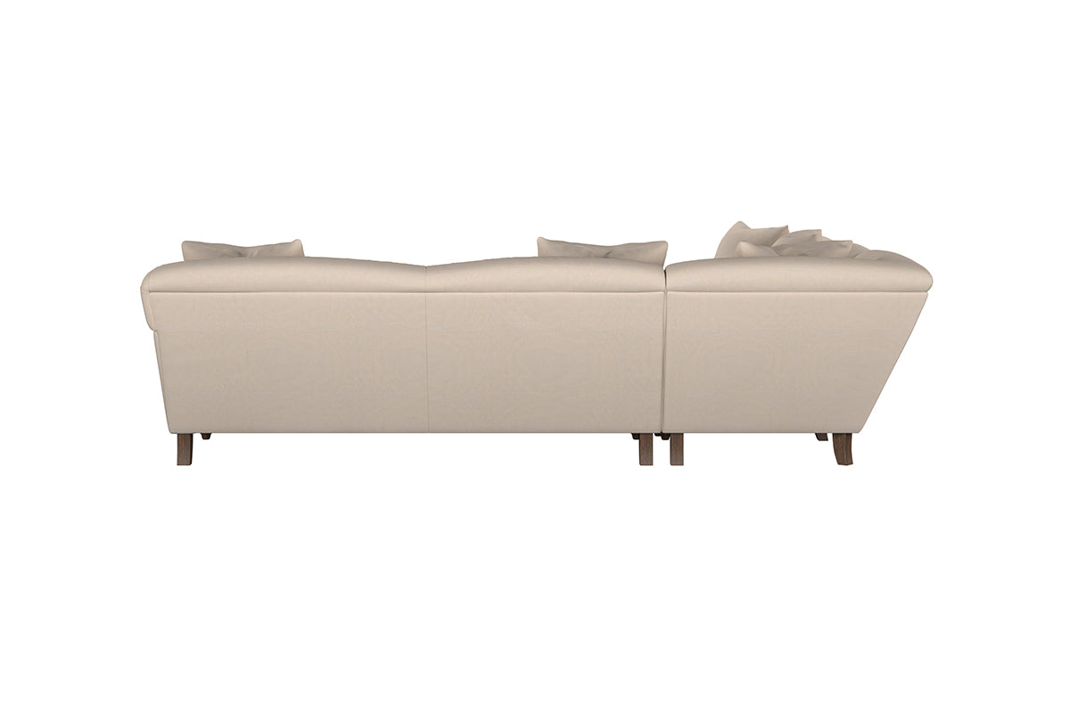 Deni Grand Corner Sofa - Recycled Cotton Thunder-nkuku
