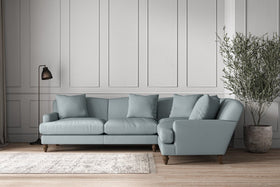 Deni Large Right Hand Corner Sofa - Recycled Cotton Horizon-nkuku