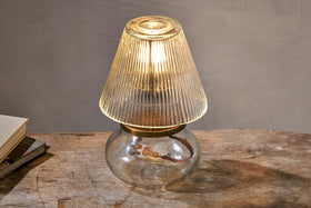 Dimalai Recycled Glass Table Lamp - Clear
