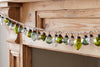 Ekiti Bauble Garland - Mixed Green & Clear