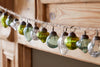 Ekiti Bauble Garland - Mixed Green & Clear