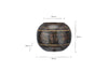 Endo Reclaimed Iron Globe Planter
