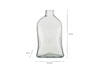 Ellam Recycled Glass Bottle Vase - Clear
