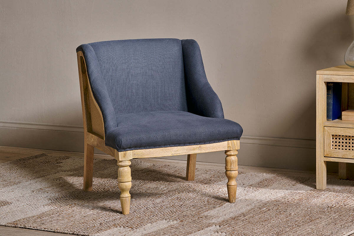 Elbu Deconstructed Linen Armchair