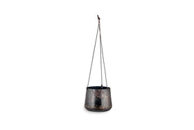 nkuku hanging planter Endo Reclaimed Iron Hanging Planter – Nkuku