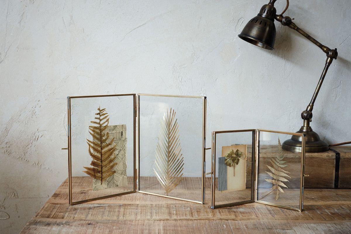 Folded Danta Frame Antique Brass