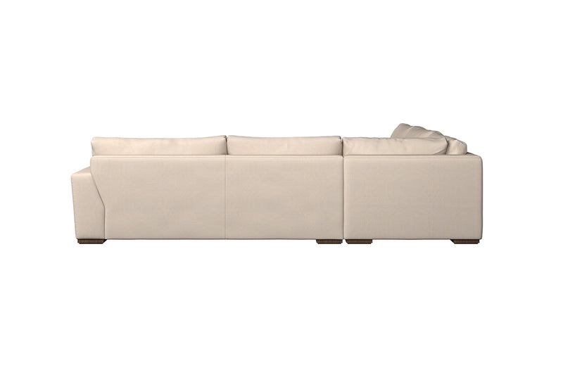 Guddu Grand Right Hand Corner Sofa - Recycled Cotton Horizon
