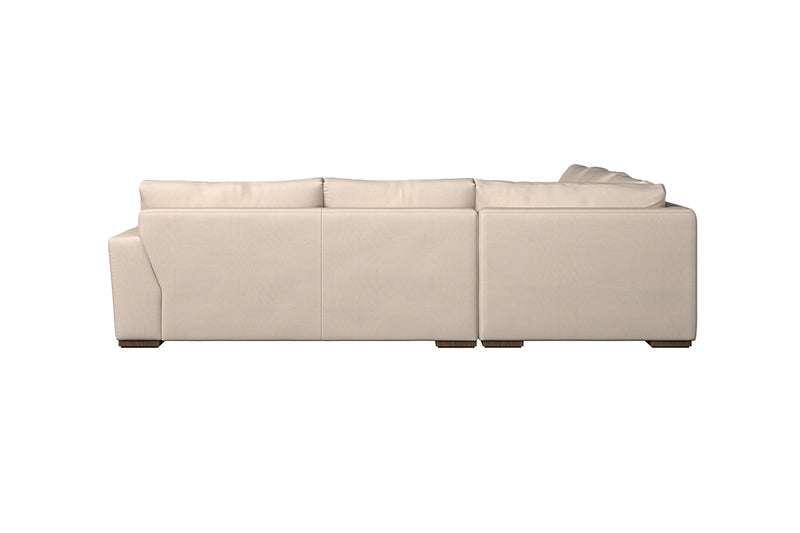 Guddu Large Right Hand Corner Sofa - Recycled Cotton Ochre